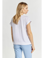 Tričká Monnari Flitrové tričko White