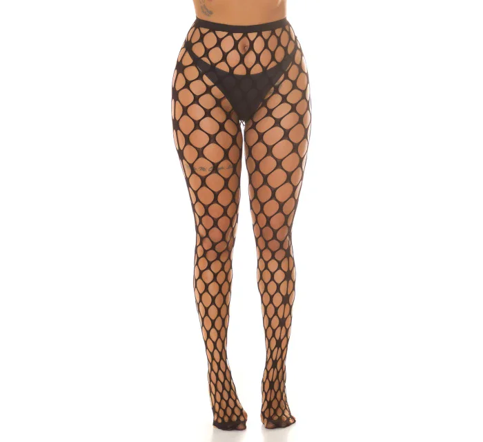 Sexy síťované punčocháče černé model 20904445 - In-style Fashion Sexy síťované punčocháče černé model 20904445 - In-style Fashion