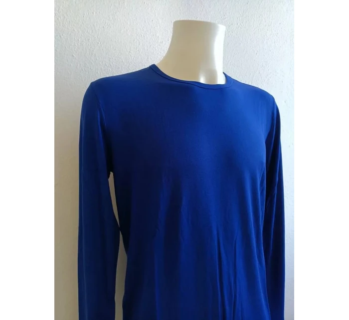 Pánske tričko s dlhým rukávom 714753030001 blue - Ralph Lauren