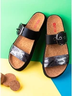 Klasické nazouváky černé dámské bez podpatku Klasické nazouváky černé dámské bez podpatku