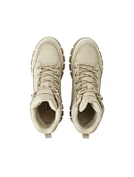 Lee Cooper dámské zimní boty, béžové kotníkové boty, zateplené dámské boty