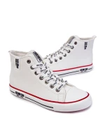 Pánské vysoké zateplené tenisky Big Star model 21600221 Bílé - Big Star Shoes Pánské vysoké zateplené tenisky Big Star model 21600221 Bílé - Big Star Shoes