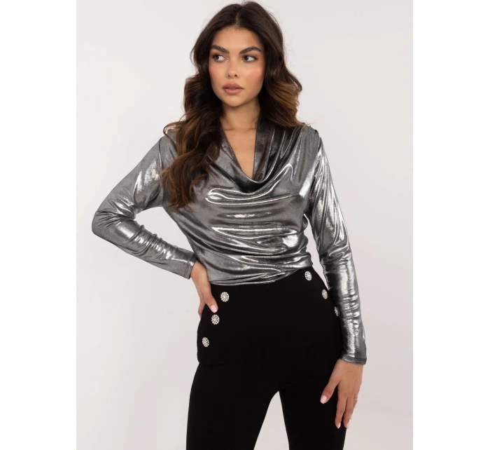 Bluzka DHJ BZ model 20606074 srebrny - FPrice