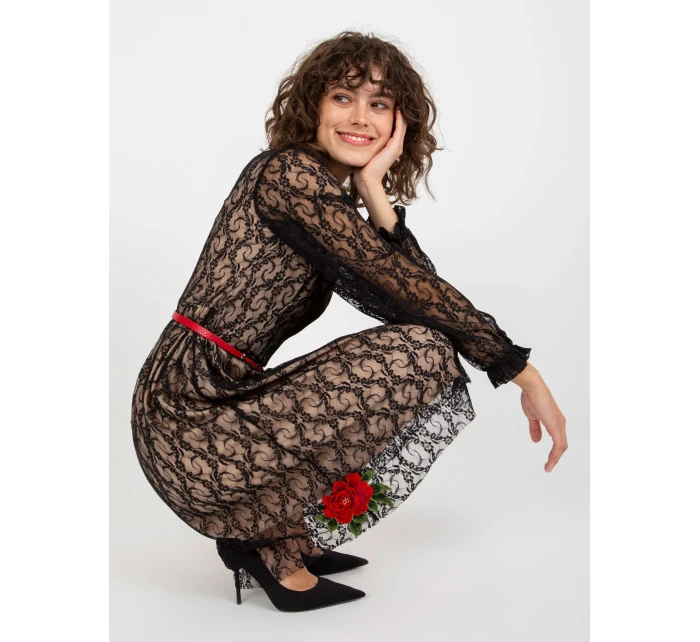 LK SK 507018 šaty.60P čierna