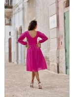 Dámské šaty model 18694725 Tmavě fialová - Roco Fashion