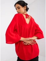 Dámská halenka CHA BZ model 20776219 Červená - FPrice Dámská halenka CHA BZ model 20776219 Červená - FPrice