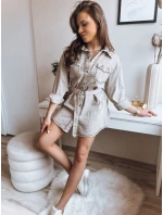 Džínové šaty beige Dstreet model 21968039 - FashionStreet Džínové šaty beige Dstreet model 21968039 - FashionStreet