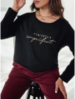 Dámska blúzka VIVILINES oversize s potlačou čierna FashionStreet RY2692