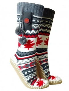 GLOVII POWER BANK VYHRIEVANÉ PAPUČE VEĽKOSŤ UNI (36-43), NÓRSKY DIZAJN, BATÉRIE A NABÍJACÍ KÁBEL V BALENÍ, GOBM