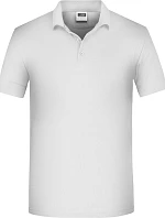Daiber JN 874 Pánske pracovné polo z bio piqué 02.0874 biele