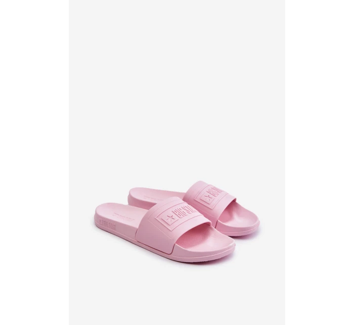 Lekkie Klapki Damskie Big Star OO274036 Różowe