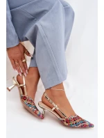 Dámské Sandály na podpatku vícebarevné model 22027871 - Boto