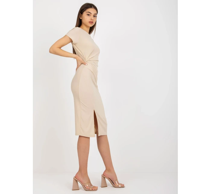DHJ SK 17253 šaty.38X béžová