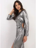 Šaty DHJ SK 18169.76 striebro