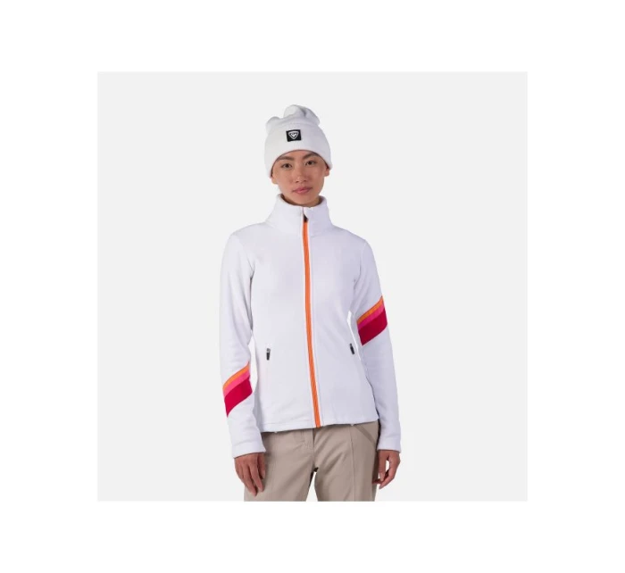 Rossignol Mikina W Strawpile Fleece Fz white Rossignol Mikina W Strawpile Fleece Fz white