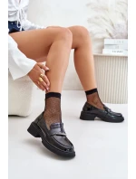 Lakované Dámské Mokasíny S Ozdobou Černé D&A model 21671794 - S.Barski