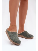 Domácí obuv Dámské pantofle model 21786990 Zelené - Inblu