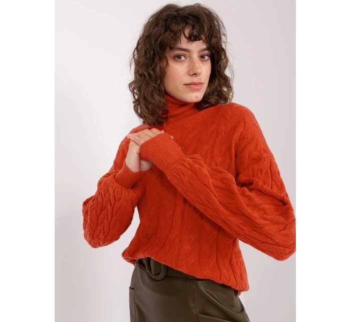 Sweter AT SW model 19018689 ciemny pomarańczowy - FPrice