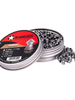 4,5 mm RANGER Diabolo Classic Sharp Grooved Spitzer 500 granúl 0,50 g