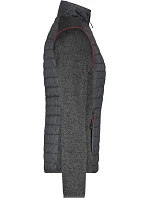 JN Dámská pletená hybridní bunda 02.0 grey melange/anthracite melange model 22489293 - Daiber JN Dámská pletená hybridní bunda 02.0 grey melange/anthracite melange model 22489293 - Daiber