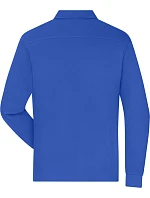 JN Pánské pracovní piqué polo s dlouhým rukávem 02. royal model 22533511 - Daiber