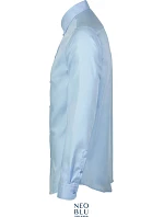 Men keprová košile s dlouhým rukávem soft blue model 22499872 - NEOBLU Men keprová košile s dlouhým rukávem soft blue model 22499872 - NEOBLU