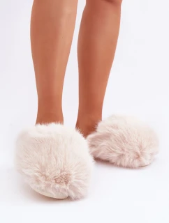 Dámské Pantofle Světle Béžové model 21681703 - Boto