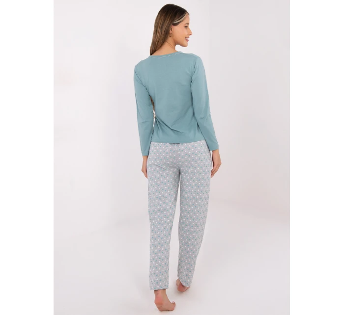 Piżama DU PI FP model 21800539 mietowy - FPrice