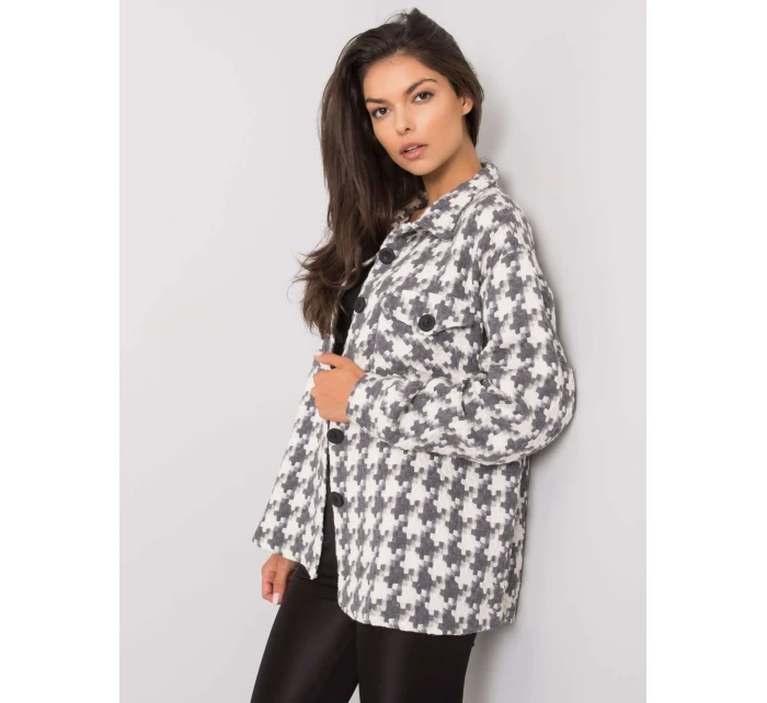 Košeľa EM KS 178.34 biela a šedá