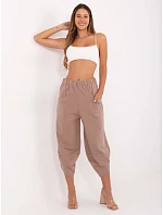 RV DR 9719 1.22 tmavo lila teplákové nohavice