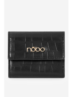 Dámska malá peňaženka z prírodnej kože Nobo Black