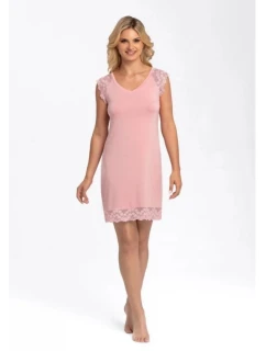 Dámská noční košilka Naomi model 21466175 růžová a - Babell