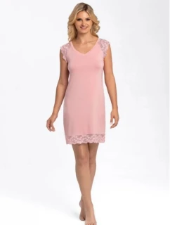 Ružová dámska nočná košeľa Naomi Pinie - Babella