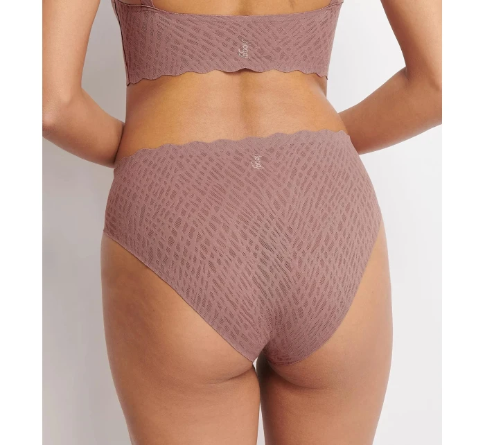 Dámske nohavičky ZERO Feel Bliss High leg - BROWN - svetlohnedá 1141 - SLOGGI