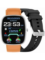 Pánské chytré hodinky Orange Strap + Black Strap model 21807101 - Gravity Pánské chytré hodinky Orange Strap + Black Strap model 21807101 - Gravity