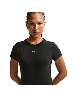 Nike Sportswear Chill Knit dámske čierne tričko FV5508 010