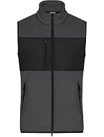 JN Pánská fleecová vesta 02. dark melange/black model 22414765 - Daiber