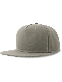 Atlantis Headwear Snap Five-S 5-panelová bejzbalová čiapka 33.0256 sivá