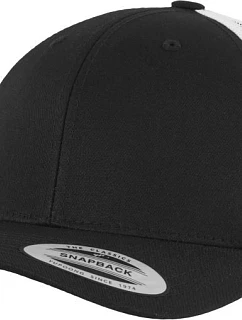 6 panelová vintage kšiltovka  black/white model 22537172 - Flexfit