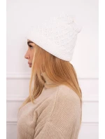 Fleecová čiapka K204 biela Fleecová čiapka K204 biela