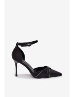 Podpatky s krystaly Černá model 21788368 - Boto