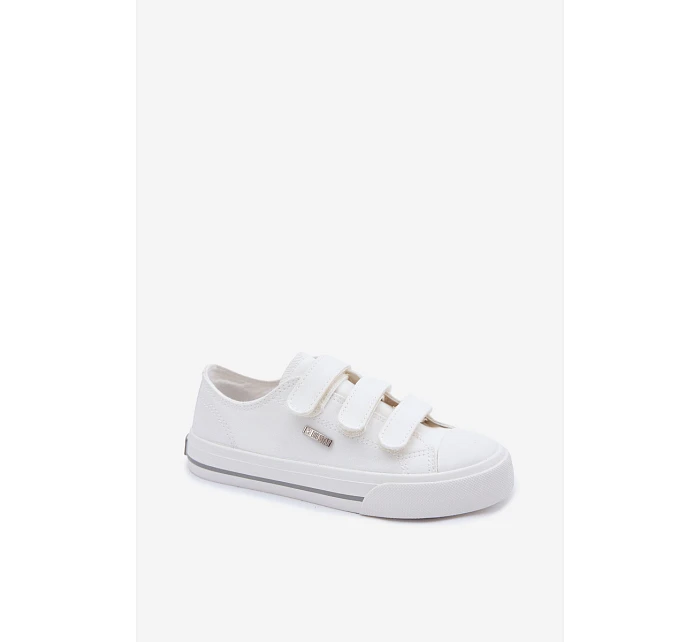 Dětské tenisky na suchý zip Big Star TT374169 Bílé Dětské tenisky na suchý zip Big Star TT374169 Bílé