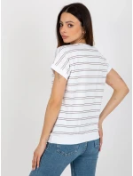 Blúzka RV BZ 8619.94 bielo-hnedá Blúzka RV BZ 8619.94 bielo-hnedá