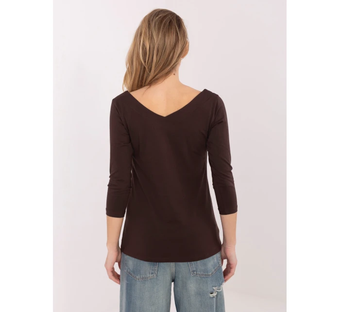 Blúzka RV BZ A1190.16 tmavohnedá