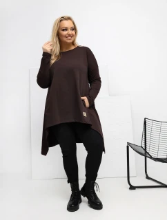 Tunika RV TU 5042.09X tmavohnedá