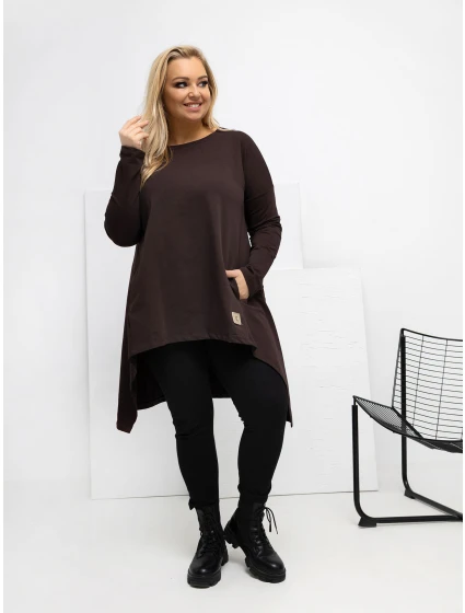 Tunika RV TU 5042.09X tmavohnedá