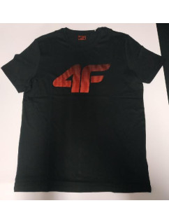 Pánske bavlnené tričko 4F TSM302 Čierne