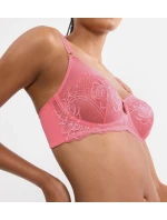 Dámska podprsenka Wild Peony Florale Bra W01 - RED - ružová 3880 - TRIUMPH