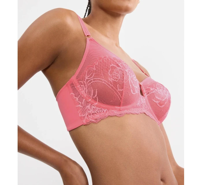 Dámska podprsenka Wild Peony Florale Bra W01 - RED - ružová 3880 - TRIUMPH
