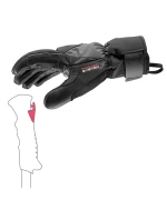 Lyžařské rukavice  Thermo 3D černé model 21897328 - Leki